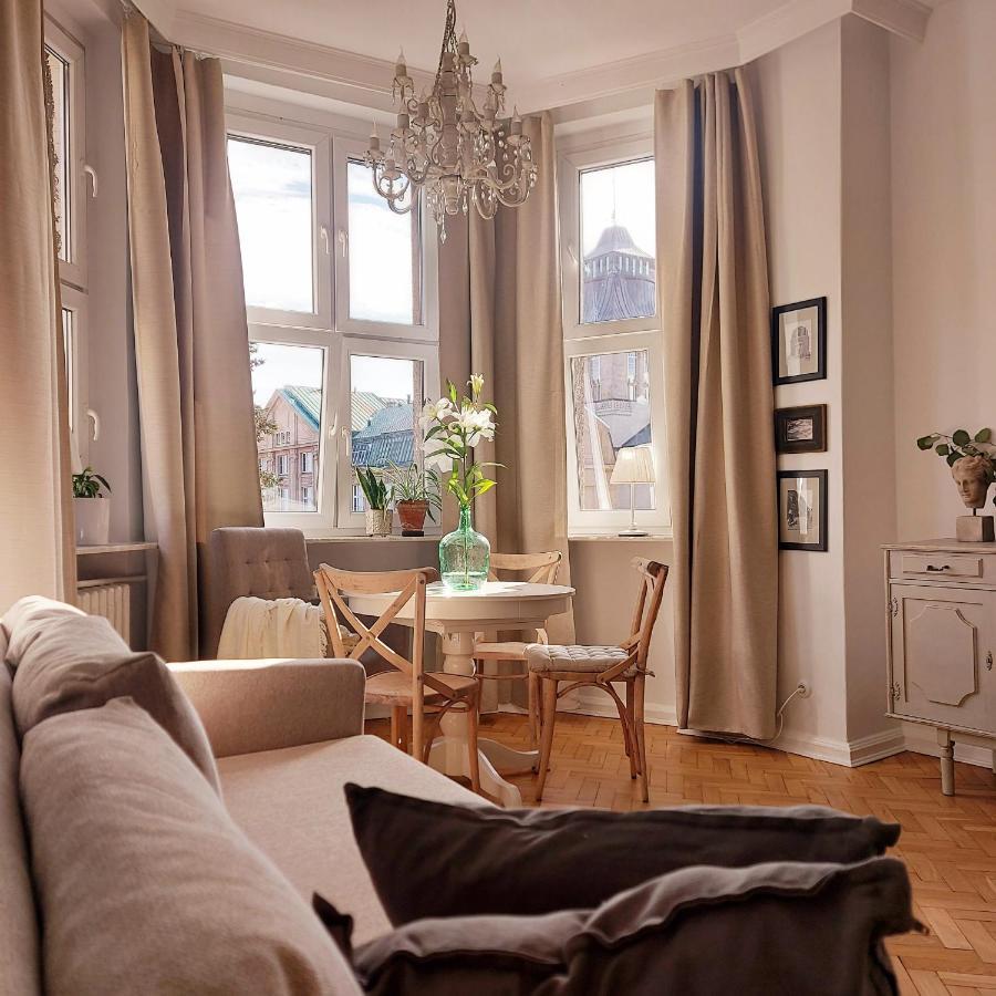 Apartament W Kamienicy W Sercu Miasta Szczecin Waly Chrobrego Eksteriør billede